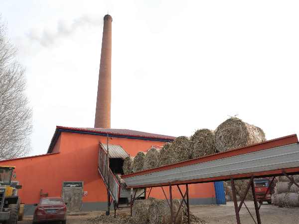 秸稈打捆直燃鍋爐供熱